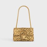 MEDIUM CELINE VICTOIRE BAG IN TRIOMPHE CANVAS WITH LEOPARD PRINT LEOPARD - Image 5